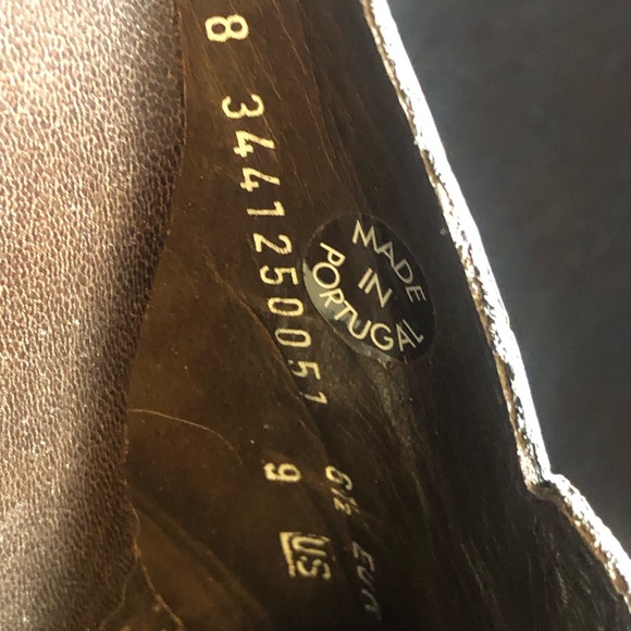 Mephisto Cool Air Mule France Brown Alligator Cork Patent Leather Shoes Sz 9 - Picture 10 of 13